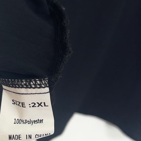 Roskiki Ruffled Black Shirt - Picture 8 of 9